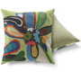 Aberto Design Cojín Multicolor 43 x 43 cm